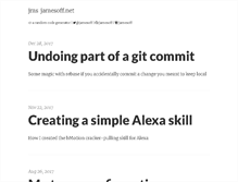 Tablet Screenshot of jamesoff.net